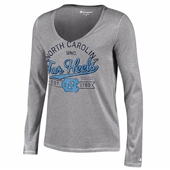 Champion Tops - NWT [Champion] North Carolina Tar Heels NCAA Long Sleeve Shirt Women's Sz Large